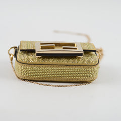 Fendi Nano Baguette Gold