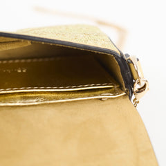 Fendi Nano Baguette Gold