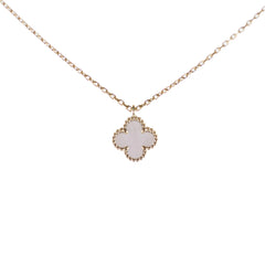 Van Cleef & Arpels Sweet Alhambra Pendant Necklace 18k Yellow Gold MOP 2023