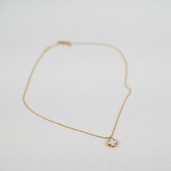 Van Cleef & Arpels Sweet Alhambra Pendant Necklace 18k Yellow Gold MOP 2023