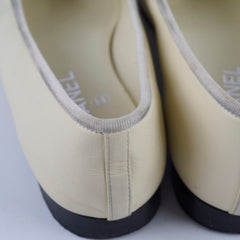 Chanel Cream White Ballet Flats Size 37C