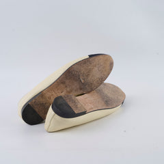 Chanel Cream White Ballet Flats Size 37C