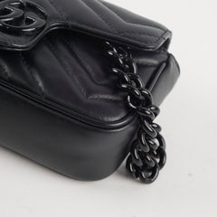 Gucci Marmont Mini Belt Bag Black