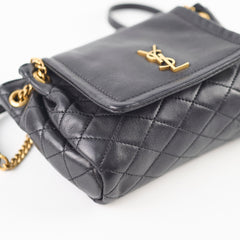 Saint Laurent Mini Nolita Black Lambskin