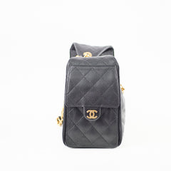 Chanel 25 Small Black Caviar