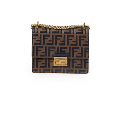 Fendi Kan U Small Small Shoulder Bag Zucca Brown