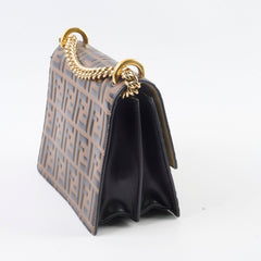Fendi Kan U Small Small Shoulder Bag Zucca Brown