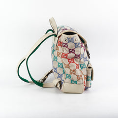 Gucci Multicolour Monogram Canvas Backpack