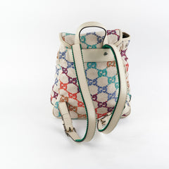 Gucci Multicolour Monogram Canvas Backpack