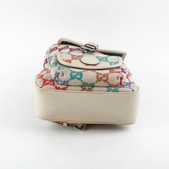 Gucci Multicolour Monogram Canvas Backpack