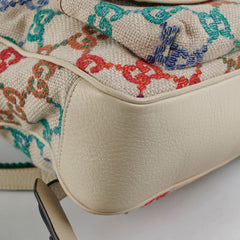 Gucci Multicolour Monogram Canvas Backpack