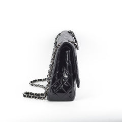 Chanel Maxi Patent Flap Black 20 Series