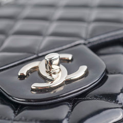 Chanel Maxi Patent Flap Black 20 Series