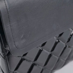 Chanel Maxi Patent Flap Black 20 Series