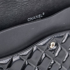 Chanel Maxi Patent Flap Black 20 Series