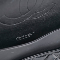 Chanel Maxi Patent Flap Black 20 Series