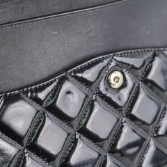 Chanel Maxi Patent Flap Black 20 Series