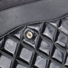 Chanel Maxi Patent Flap Black 20 Series