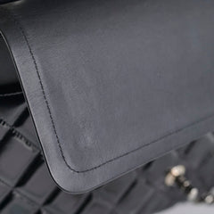 Chanel Maxi Patent Flap Black 20 Series