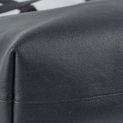 Saint Laurent East West Black Leather Shopping Shoulder Tote