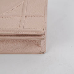 Christian Dior Diorama Wallet On Chain Pink