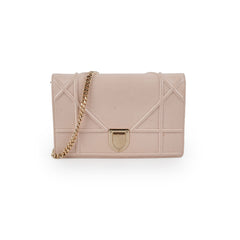 Christian Dior Diorama Wallet On Chain Pink