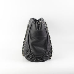 Chanel Quilted Chain Tote Tote Black