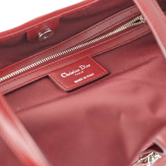 Christian Dior Panarea Cannage Red Tote