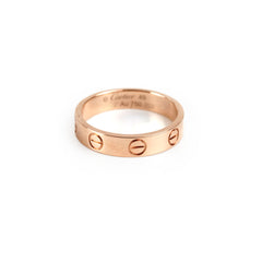Cartier Love Small Ring Size 49 Rose Gold