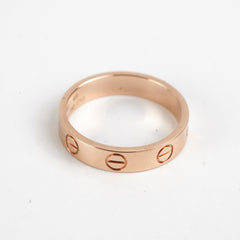Cartier Love Small Ring Size 49 Rose Gold