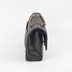 Chanel Caviar Medium/Large Double Classic Flap Black