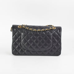 Chanel Caviar Medium/Large Double Classic Flap Black