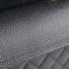 Chanel Caviar Medium/Large Double Classic Flap Black