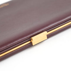 Celine Burgundy Wallet On Chain