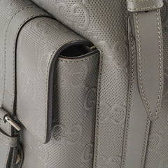 Gucci Monogram Grey Backpack