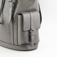 Gucci Monogram Grey Backpack