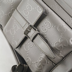 Gucci Monogram Grey Backpack