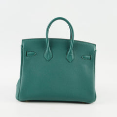 Hermes Birkin 25 Malachite C Stamp