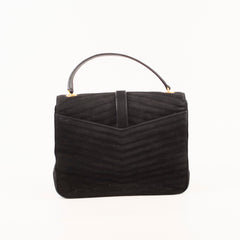 Saint Laurent Suede Square Black Crossbody