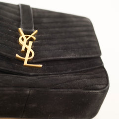 Saint Laurent Suede Square Black Crossbody