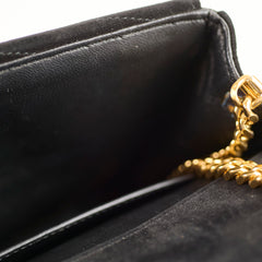 Saint Laurent Suede Square Black Crossbody
