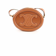 Celine Celine Small Triomphe Oval Crossbody Bag