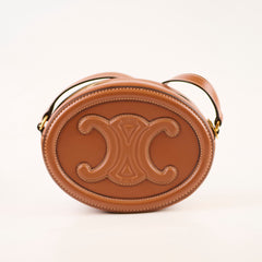 Celine Celine Small Triomphe Oval Crossbody Bag