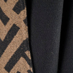 Fendi Wool Cashmere Poncho ONE SIZE