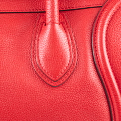 Celine Mini Luggage Red