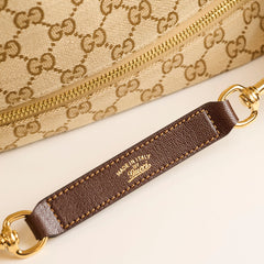 Gucci Large Brera Crossbody Bag Sand/Brown
