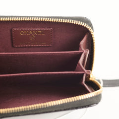 Chanel Classic Zipped Coin Purse Caviar Black