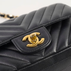 Chanel Mini Rectangular Chevron Black - Series 23