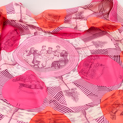 Hermes Silk Scarf Pink 120 x 120cm