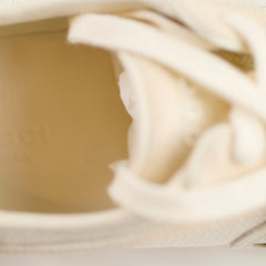 Gucci G75 Suede/Mesh Sneakers Beige Size 37.5